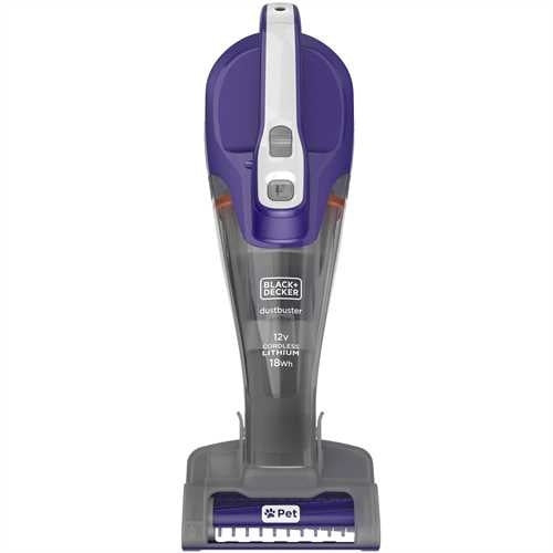 Black & Decker BLACK+DECKER Akkustaubsauger Dustbuster 12V Pet – 2500 mAh, 0,4 l, Akkubetrieb, 2 Stufen