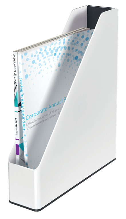 Leitz Katalogsammler Duo Colour – für A4 – Polystyrol (PS) – weiss – 73 × 272 × 318 mm