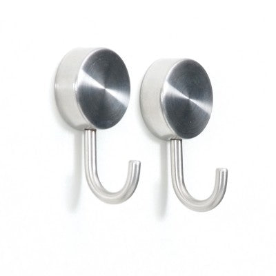 Trendform Magnethaken – Edelstahl, 50 × 25 × 22 mm, 2 Stück