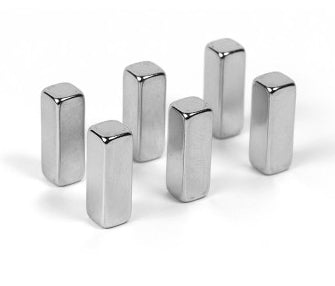 Trendform Magnete – Ø 5 mm – 6 Stück, silber