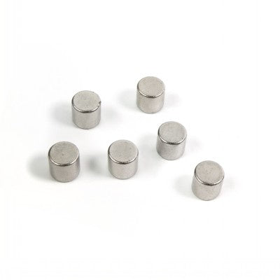Trendform BOLT CA2008 Tafelmagnete – Ø 8 mm – 6 Stück, Silber