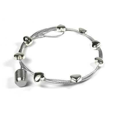 Trendform Fotoleine – 1,5 m – 8 Magnete – Metall & Stahl, Silber