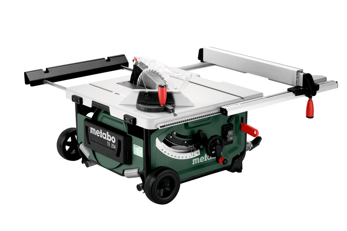 Metabo TS254 Tischkreissäge – 2000 W – Ø 254 mm – Schnitthöhe 87 mm – 4200 U/min