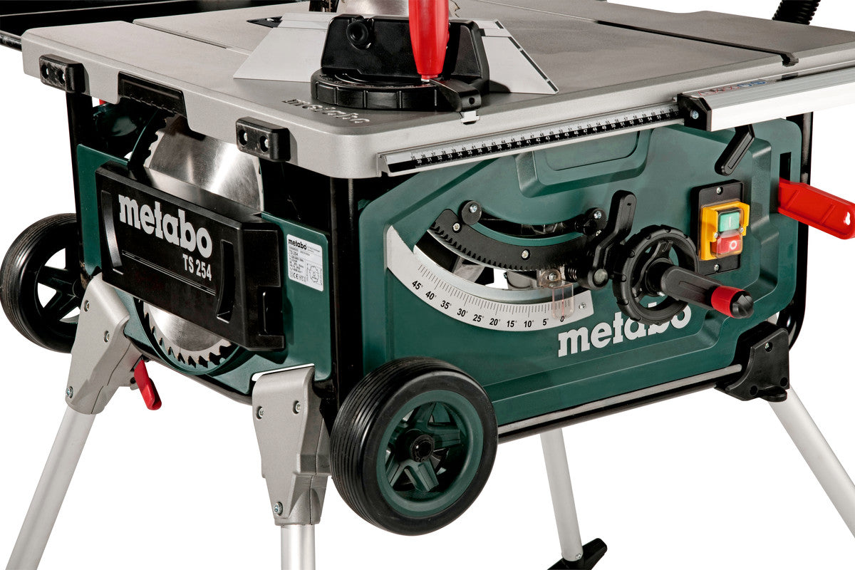 Metabo TS254 Tischkreissäge – 2000 W – Ø 254 mm – Schnitthöhe 87 mm – 4200 U/min