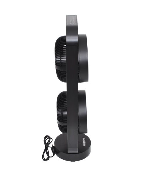 Sonnenkönig Standventilator Vind 2 – 3 Stufen, oszillierend, Fernbedienung, 70 W, 54 dB(A), Schwarz
