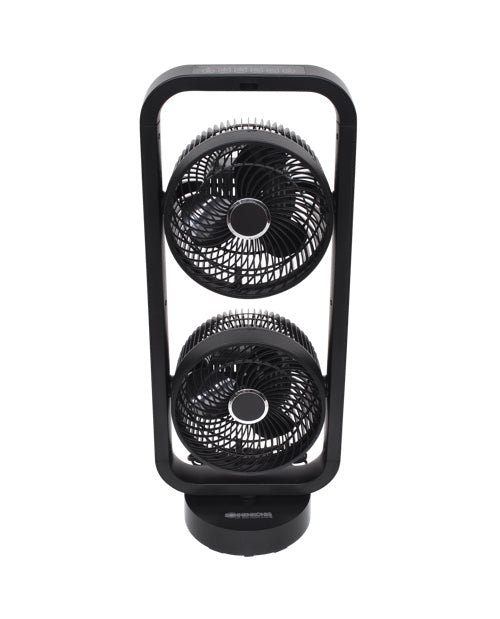 Sonnenkönig Standventilator Vind 2 – 3 Stufen, oszillierend, Fernbedienung, 70 W, 54 dB(A), Schwarz