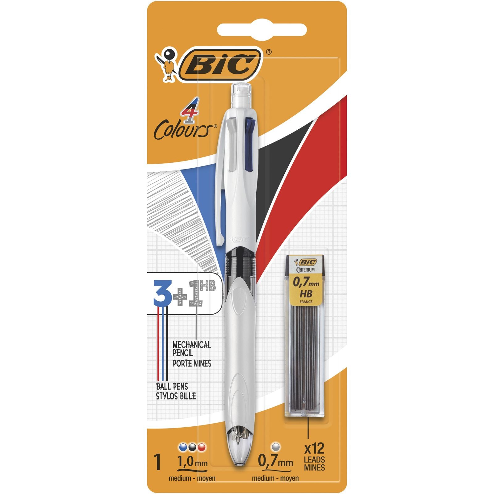 BIC Kugelschreiber – Silber, Kunststoff