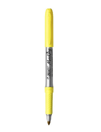 BIC Permanentmarker – Konische Spitze 1,8 mm – Mehrfarbig, 5er-Pack