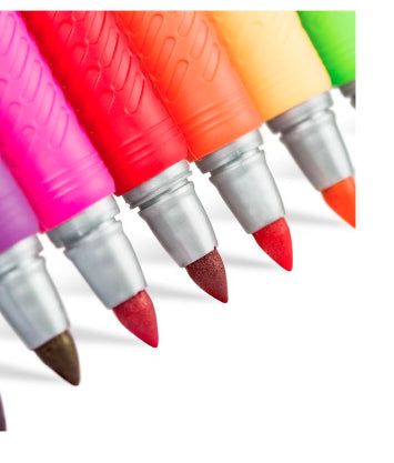 BIC Permanentmarker – Konische Spitze 1,8 mm – Mehrfarbig, 5er-Pack