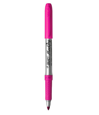 BIC Permanentmarker – Konische Spitze 1,8 mm – Mehrfarbig, 5er-Pack