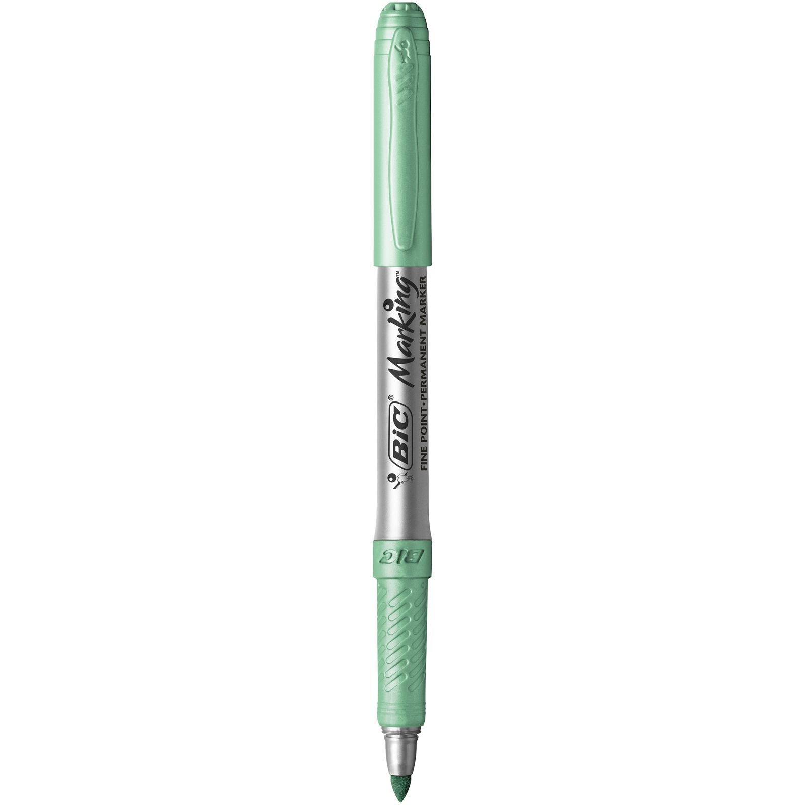 BIC Party 992668 4 Colours Kugelschreiber – 5er Pack, Blau, Bronze, Gold, Grün, Silber, Spitze 1,8 mm