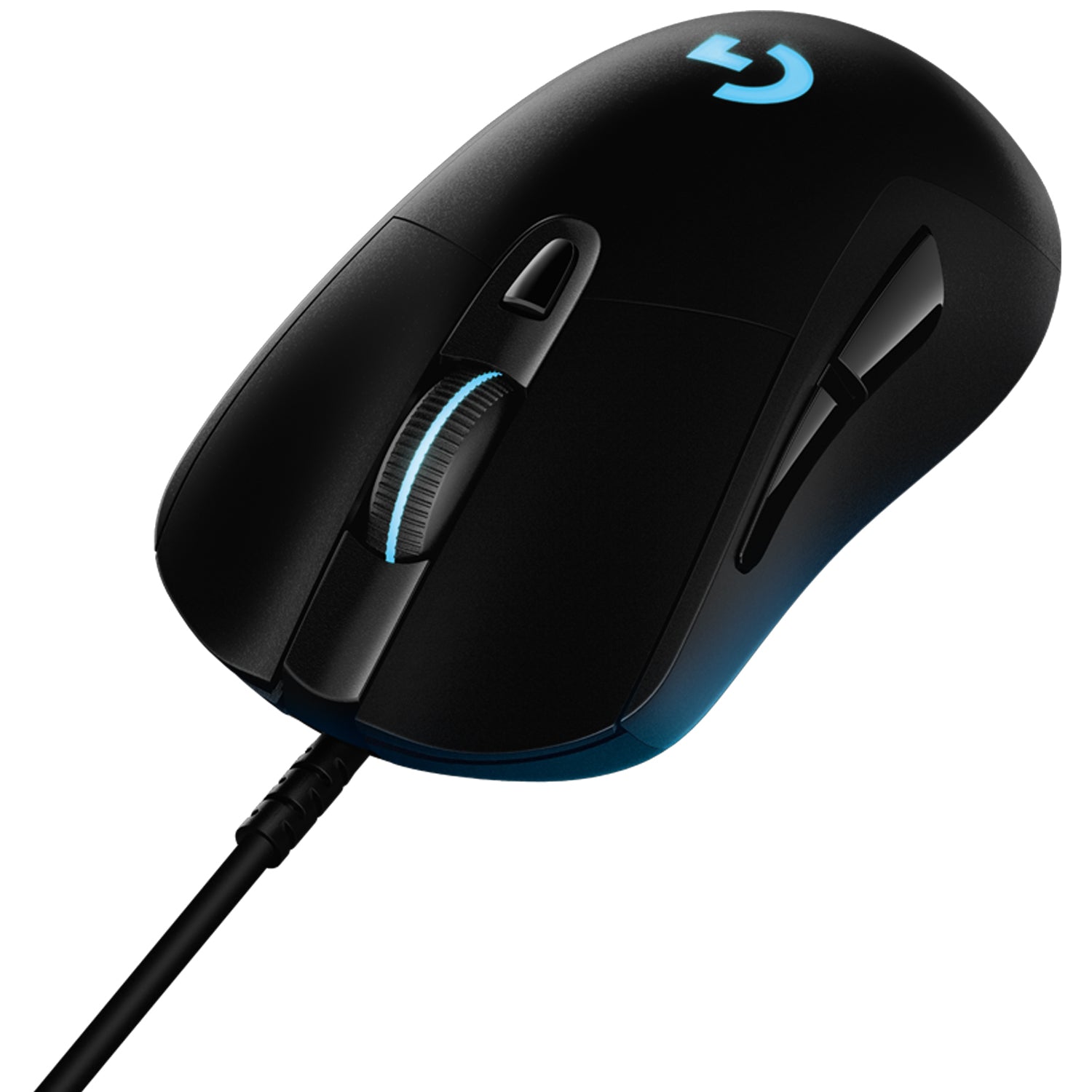 Logitech G G403 HERO – Gaming-Maus – Kabelgebunden (USB‑A), 25600 DPI, Rechts, Schwarz