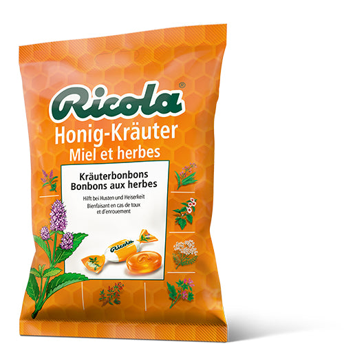 Ricola Kräuterbonbons – Honig-Kräuter – 125 g