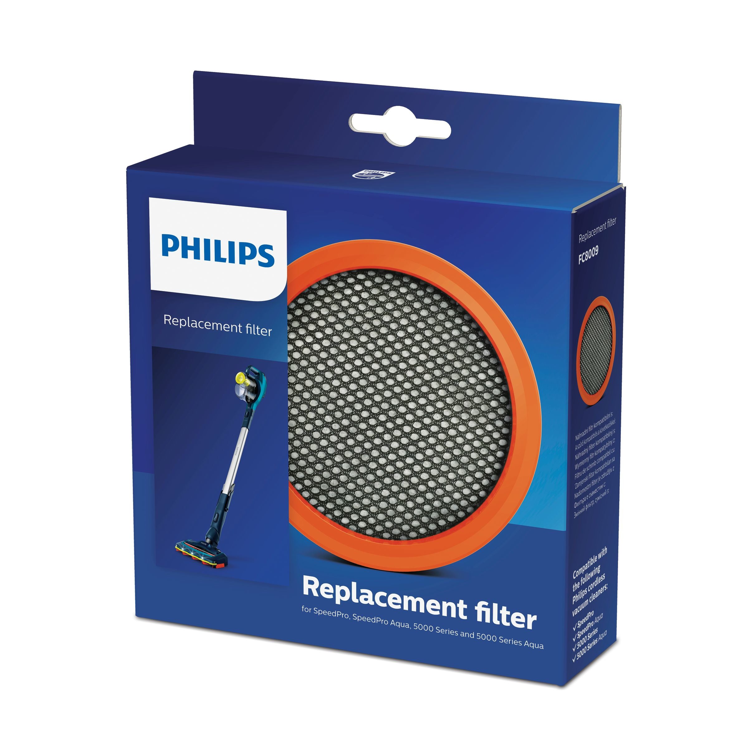 Philips Schaum-Filter FC8009/01 – 1 Stück, für SpeedPro, SpeedPro Aqua, 5000 Series