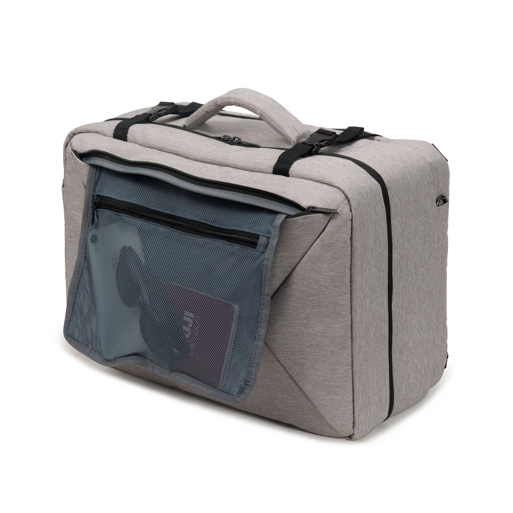 DICOTA Dual Plus EDGE Notebook-Rucksack 15,6" – 29 l, EVA-gepolstert – Grau