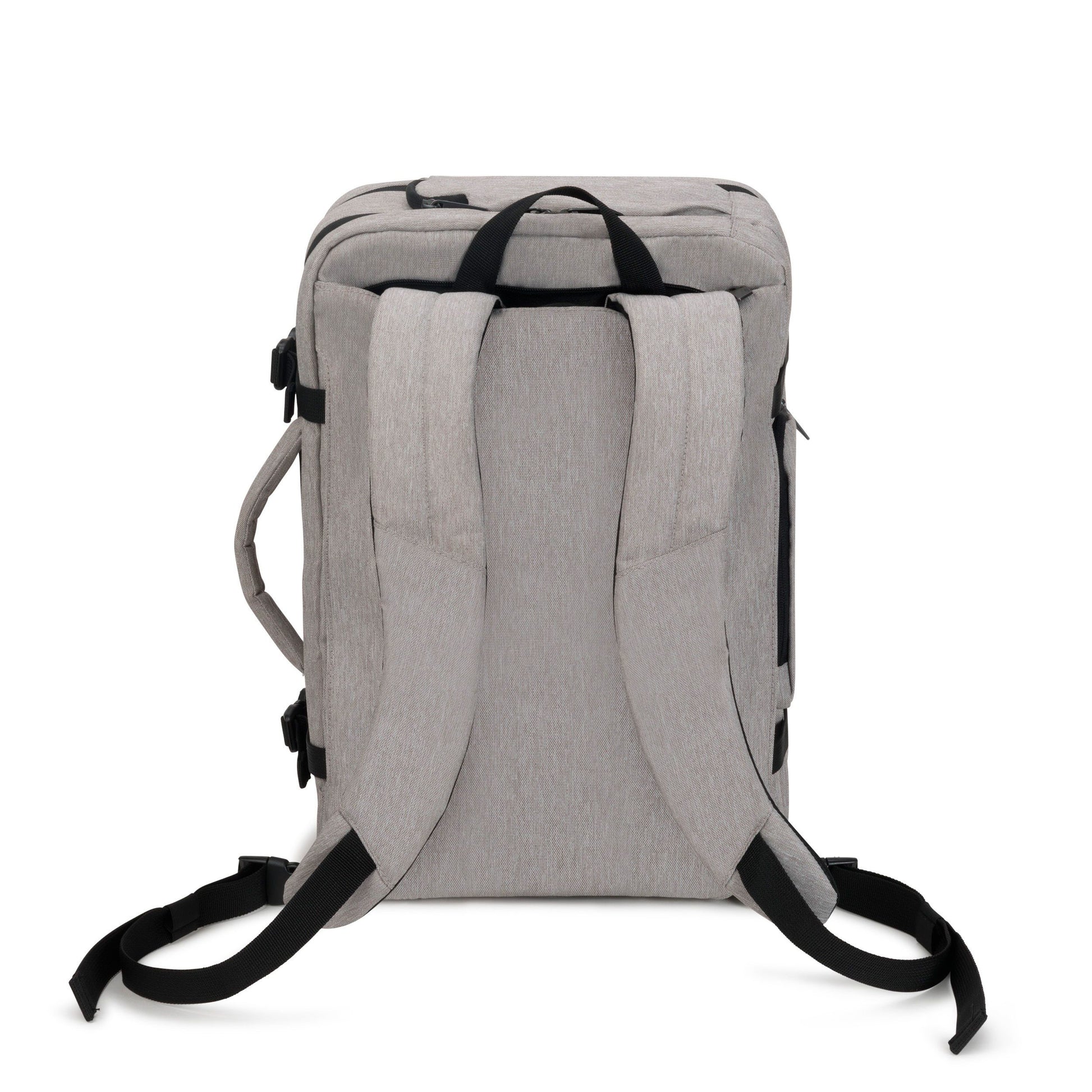DICOTA Dual Plus EDGE Notebook-Rucksack 15,6" – 29 l, EVA-gepolstert – Grau