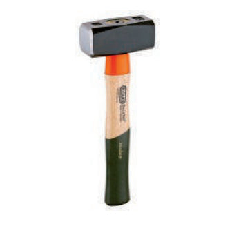 Picard SecuTec HS Fäustel – 1500 g, Stiellänge 280 mm, gehärteter Stahl, Holzgriff