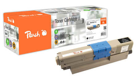 Peach 46508712 Schwarz Toner – Kompatibel – 3'500 Seiten – für OKI C 332 DN/C 332 DNw/MC 363 DN und andere