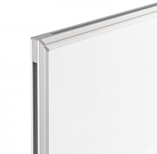 Magnetoplan Whiteboard – 120 × 90 cm, lackierter Stahl, magnetisch, Aluminiumrahmen, Wandmontage