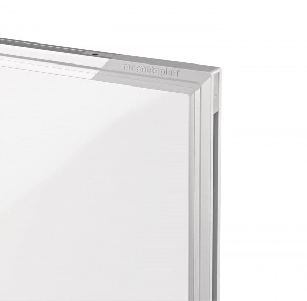 Magnetoplan Whiteboard – 200 × 100 cm, lackierter Stahl, magnetisch, Alu-Rahmen, inkl. Stiftablage