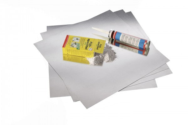 Magnetoplan Pinnwand – magnetisch – 50 × 50 cm, grau, Magnetowand