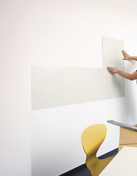 Magnetoplan Pinnwand – magnetisch – 50 × 50 cm, weiss, Magnetwand