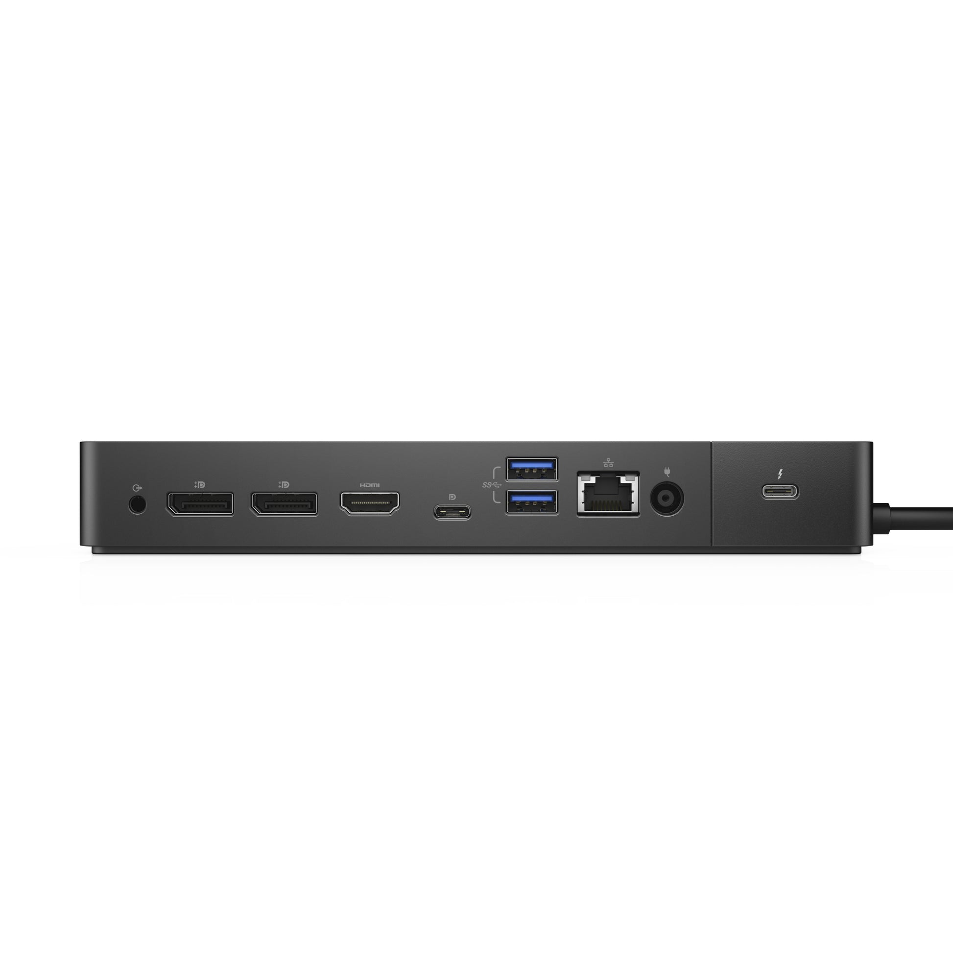 DELL WD19TB Dockingstation – Thunderbolt 3, 2× DP, 1× HDMI, 3× USB-A, 2× USB-C, GbE, 3,5 mm Audio