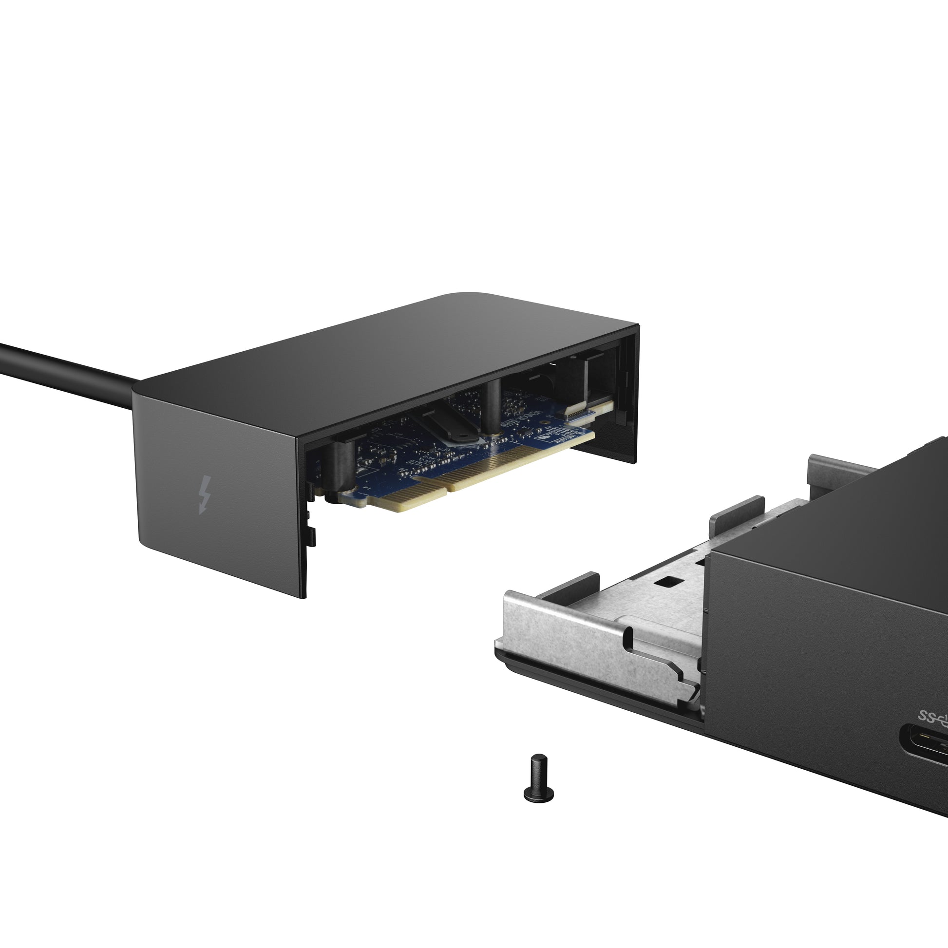 DELL WD19TB Dockingstation – Thunderbolt 3, 2× DP, 1× HDMI, 3× USB-A, 2× USB-C, GbE, 3,5 mm Audio