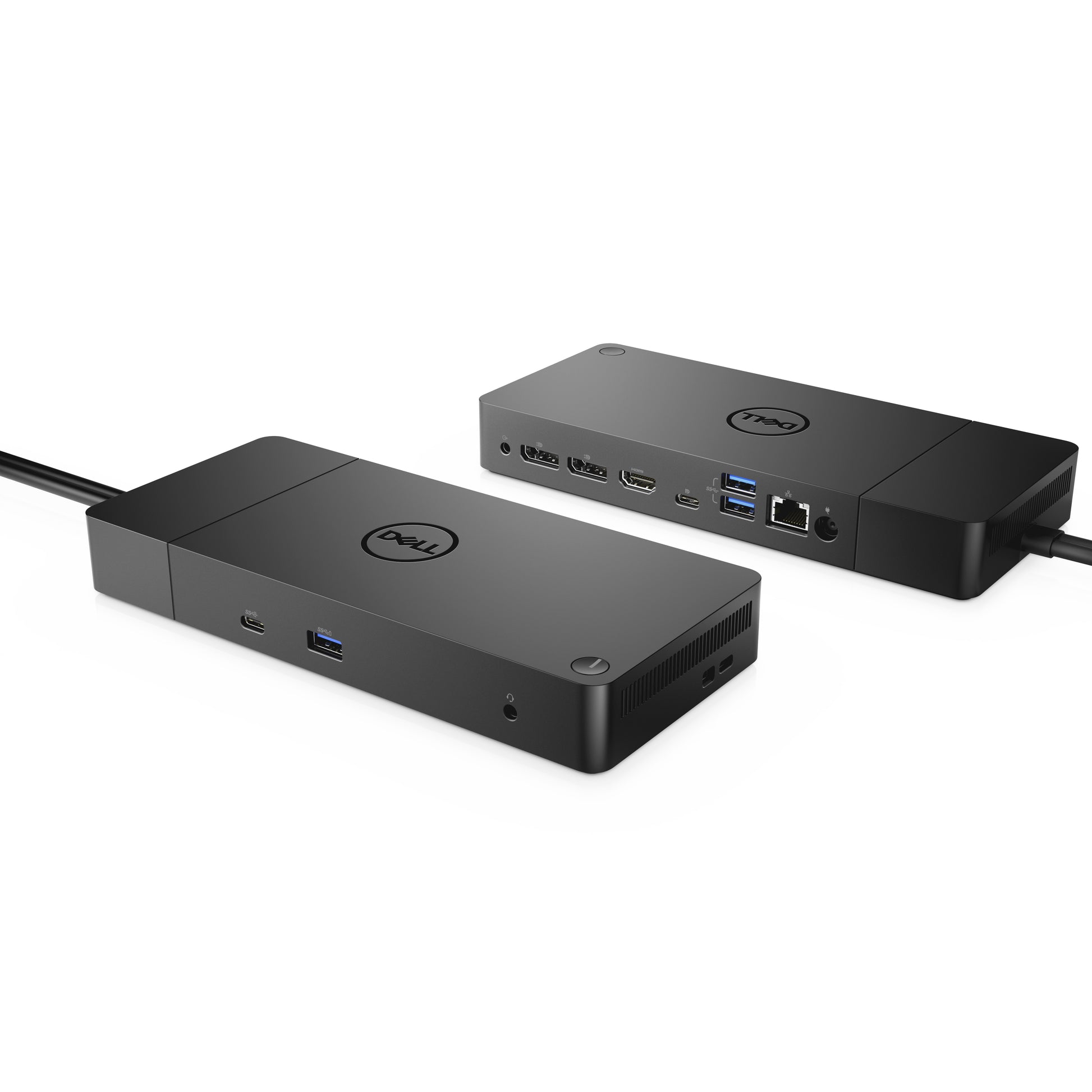 DELL WD19DC Dockingstation – USB-C, 2× DP, 1× HDMI, 3× USB-A, GbE, 3,5 mm Audio