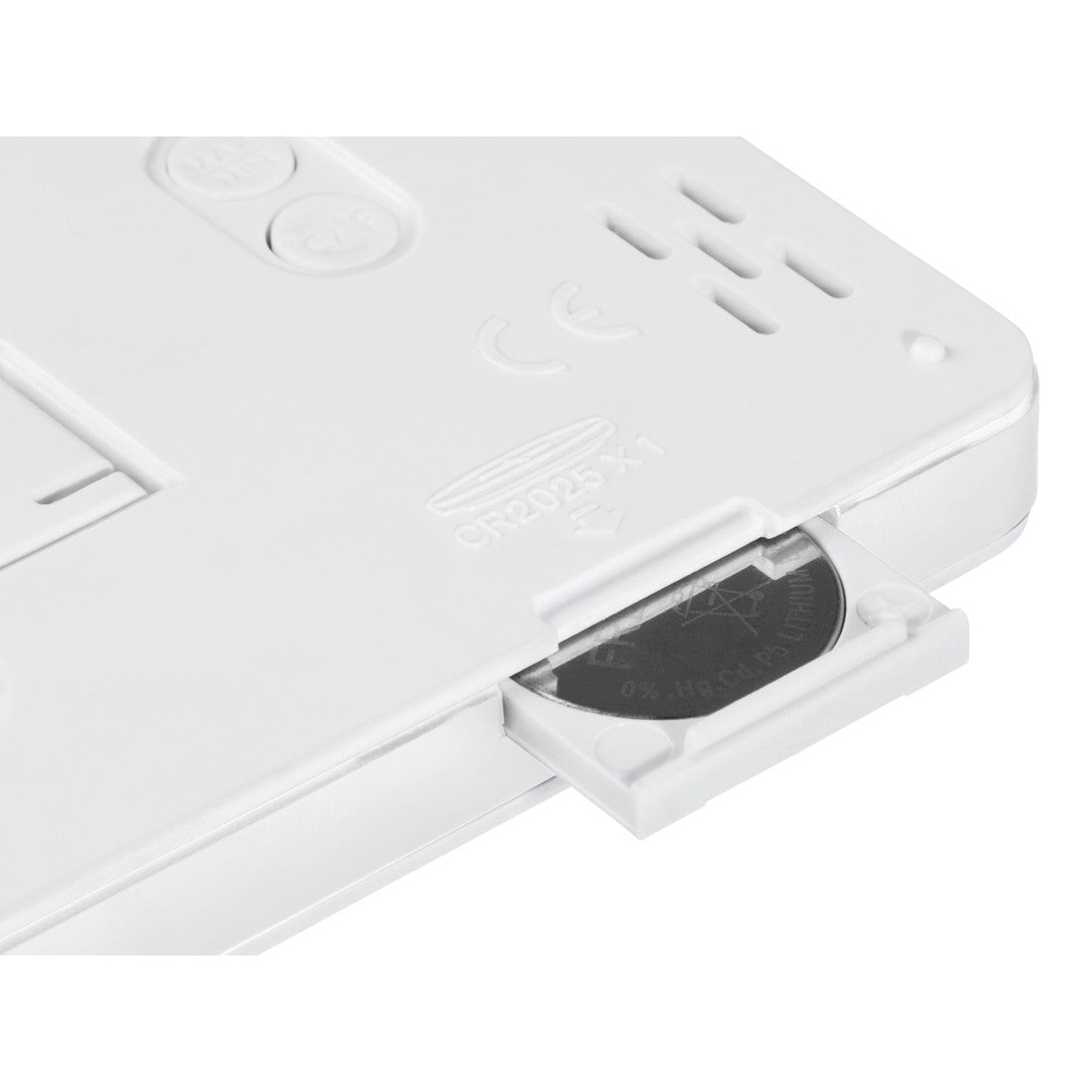 Hama TH-130 – Thermo-/Hygrosensor (Einzelsensor), digitales Display, innen – weiss