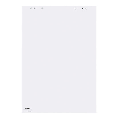 Dahle Flipchart-Block 95036 – 68 × 99 cm, 20 Blatt/Block, 5 Blöcke, blanko, weiss, Papier, perforiert