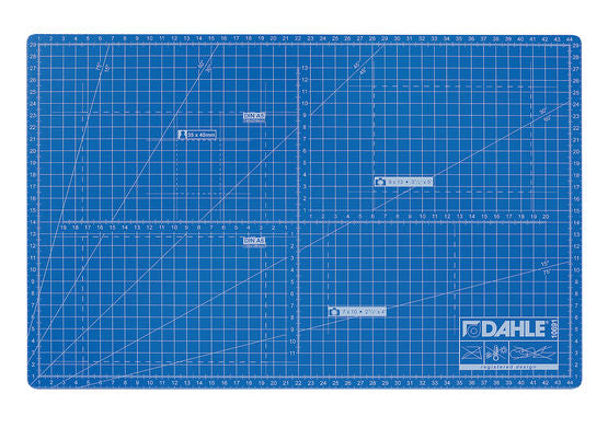 Dahle Schneidematte – 30 × 45 cm – Blau