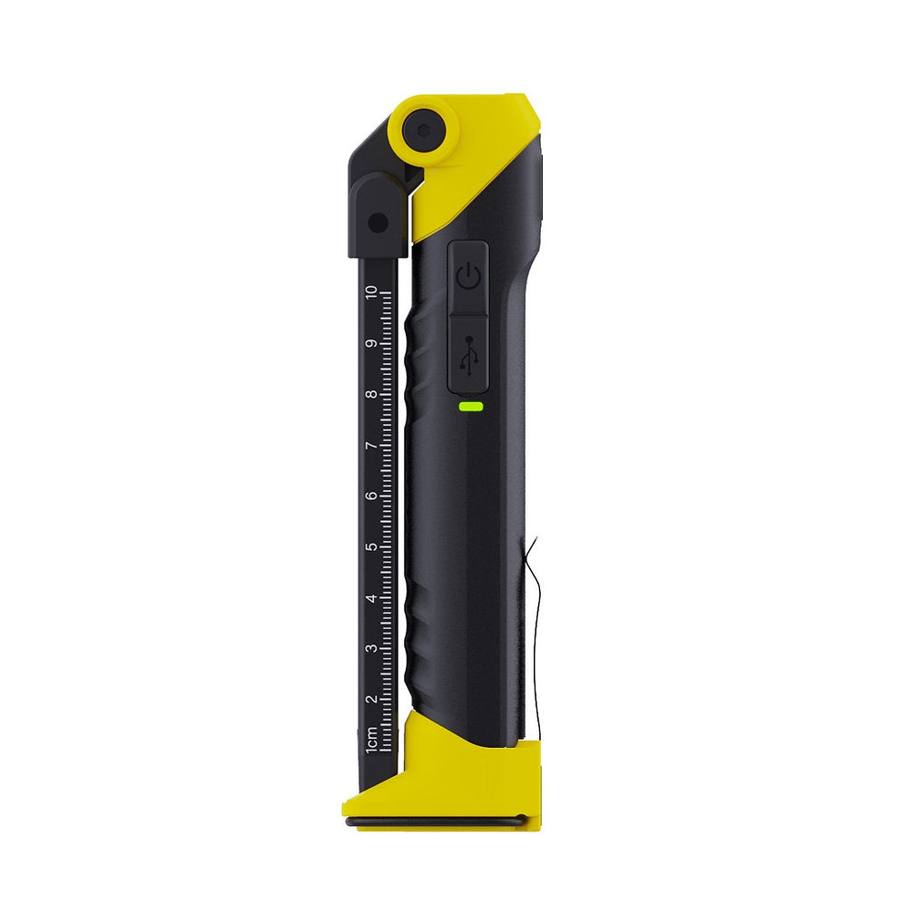 NORDRIDE Arbeitsleuchte Line Flex – 650 lm, Akku, IP65, Magnet, faltbar – Schwarz