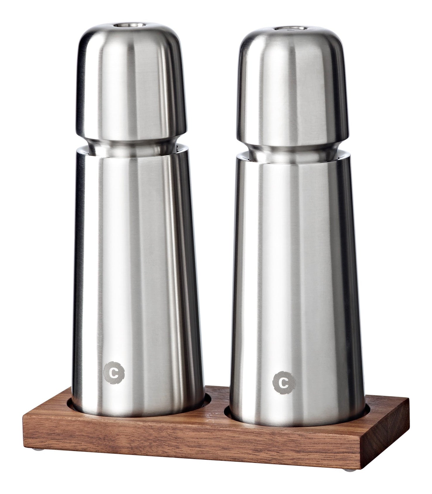 CrushGrind Untersetzer für Gewürzmühle, 15,1 × 7,3 × 1,7 cm, Walnussholz, Braun