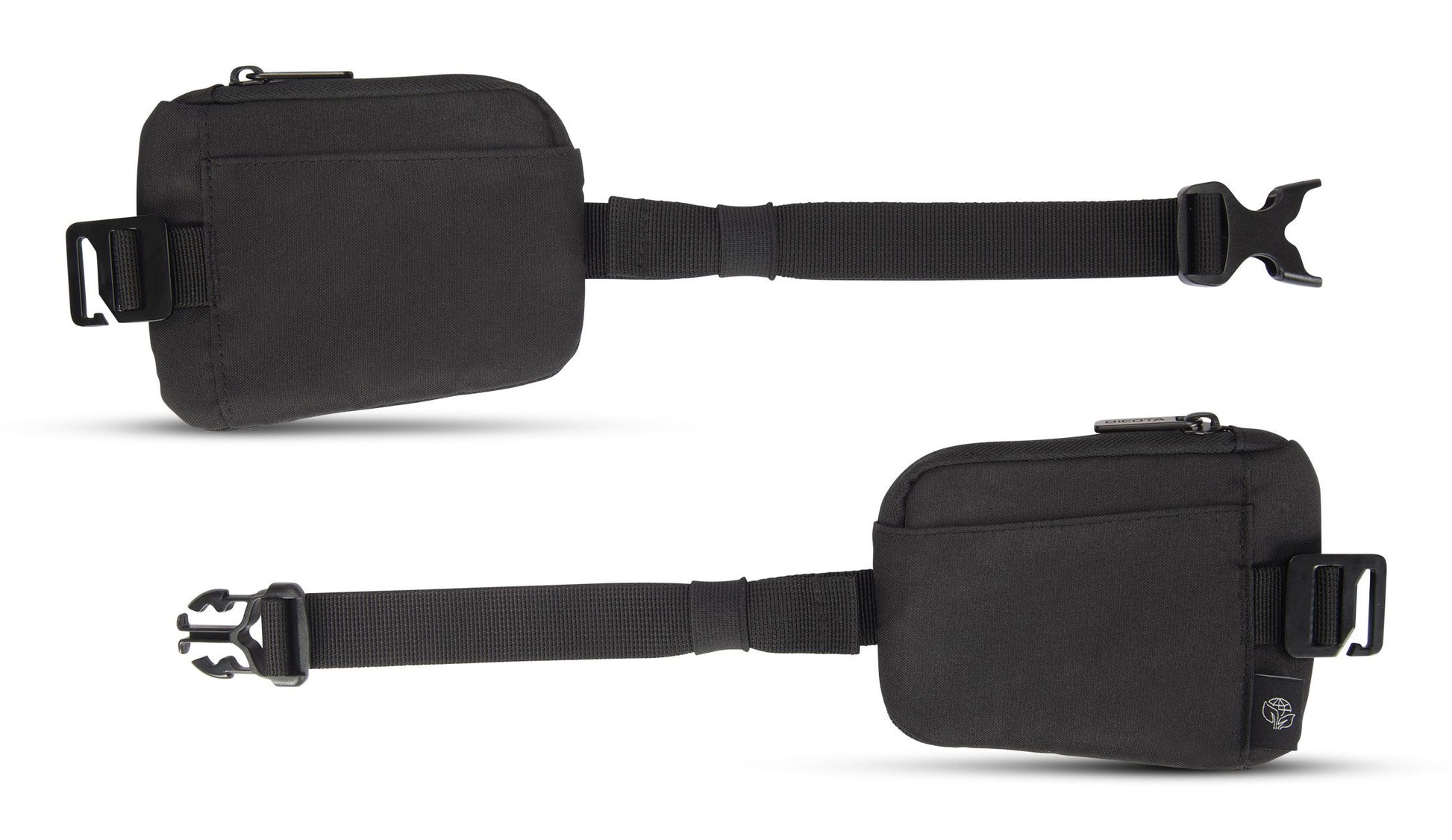 DICOTA Rucksack-Hüftgurt – für COMPANION/SEEKER II – 330×20×110 mm – schwarz – Polyester – 1 Stk.