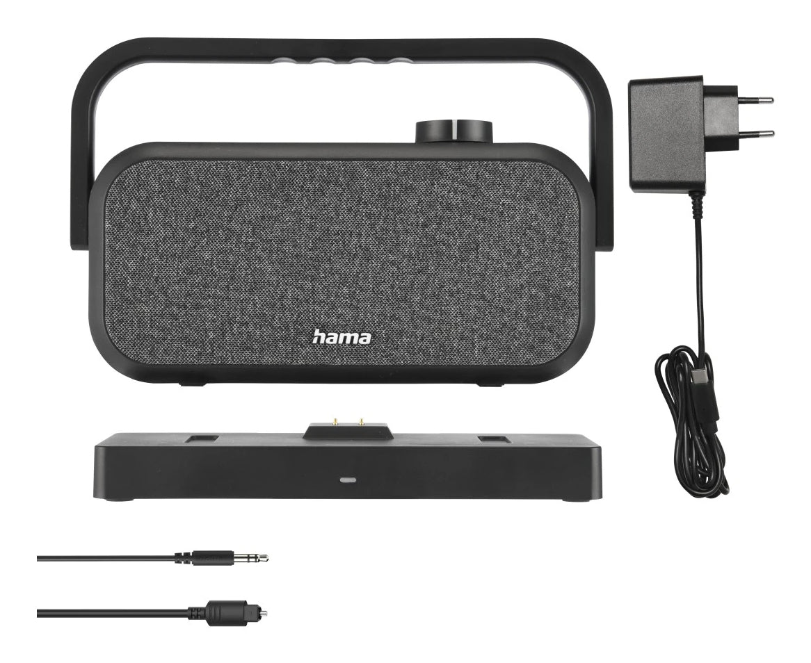 Hama 00221849 – Bluetooth-Lautsprecher – 10 W, 18 h, Bluetooth 5.3 – Schwarz