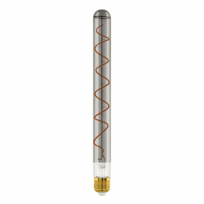 EGLO LED-Leuchtmittel E27 Stabform – Warmweiss 1700 K, 80 lm, 4 W – IP20 – 1 Stk. – Schwarz, Glas