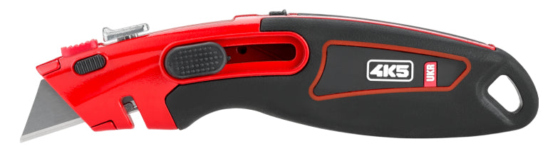Laserliner 600.308A – Abbrechmesser 40 mm, einziehbar, TPR/Zink, inkl. 5 Klingen