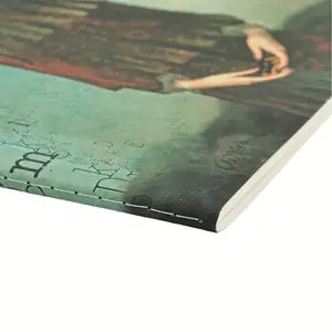 Paperblanks Wordscapes Notizheft – A4 – punktiert – 80 Seiten – 100 g/m² – Hardcover, perforiert, blau, FSC