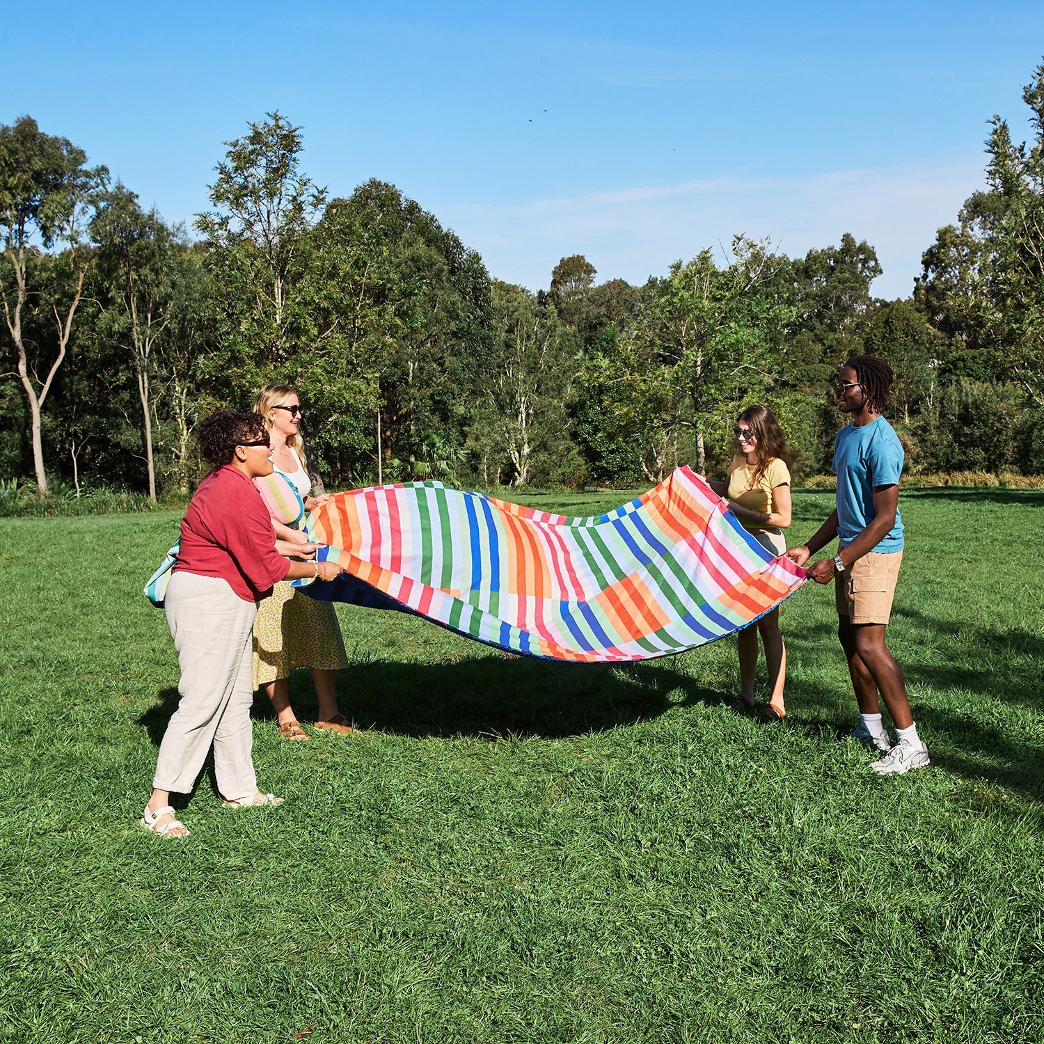 Dock & Bay Wohndecke – Polyester, Mehrfarbig, Muster – 170 × 240 cm