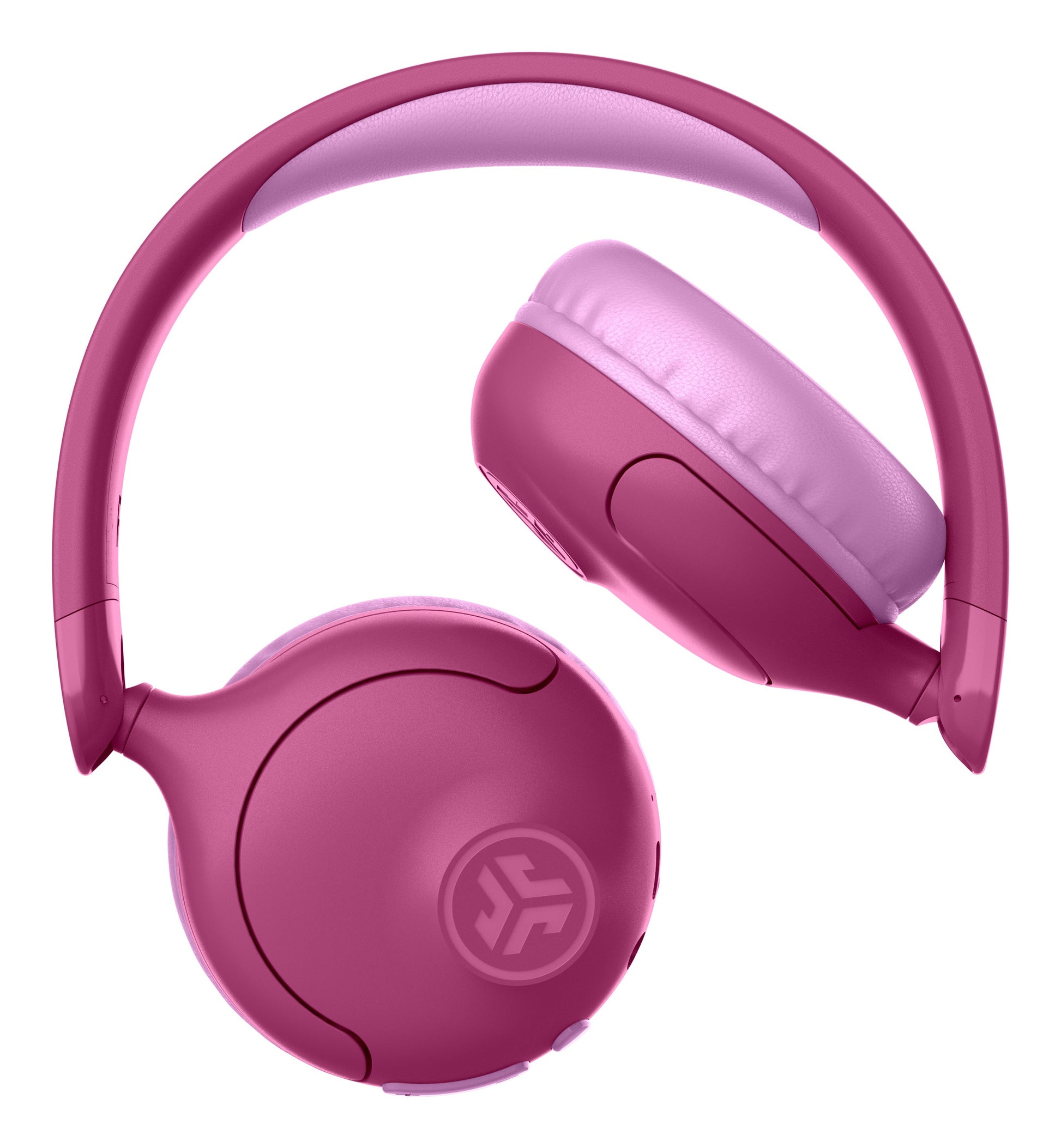 JLab JBuddies Pop Kinderkopfhörer – Over-Ear, Stereo, Kabel + BT, 85/95 dB Lautstärkelimit, Pink