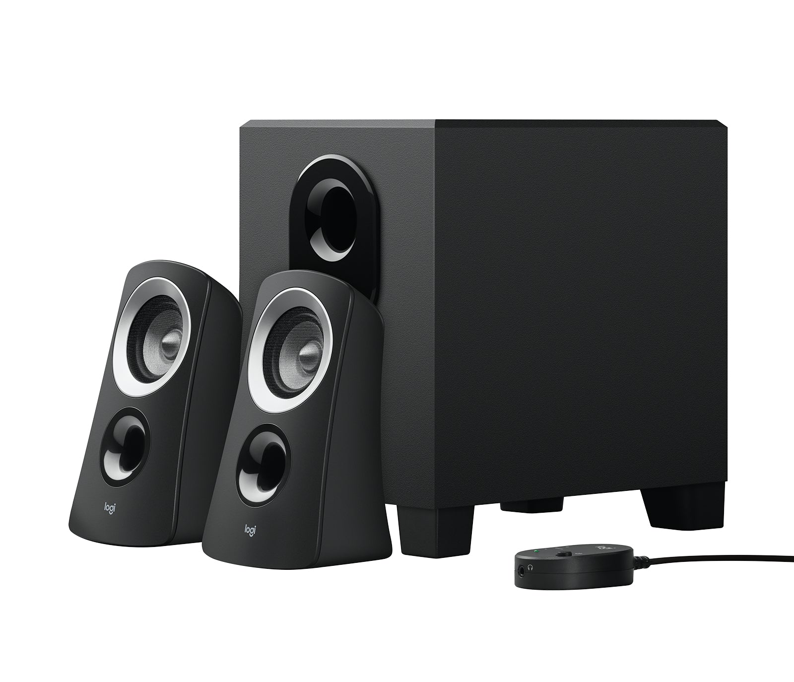 Logitech Z313 – PC-Lautsprecher – 2.1, 25 W, 3,5 mm – Schwarz