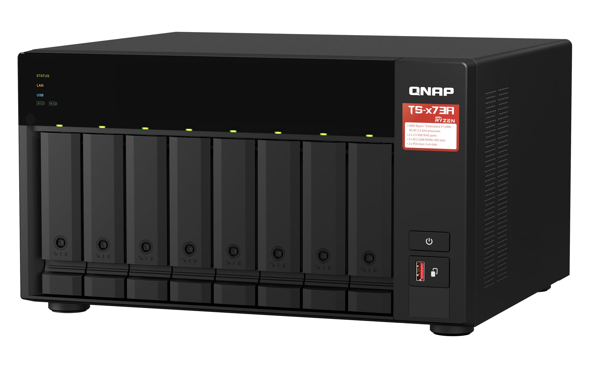 QNAP TS-873A-8G Speichergerät – 8 Bay