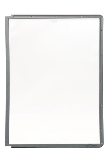 Durable Sherpa Panel Hängesichttafel – A4 Hochformat, Graphit, Kunststoff – 1 Stk