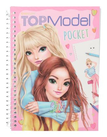 Depesche Malbuch – 13 × 17 cm – 120 Seiten – mit Aufklebern & Buntstiften