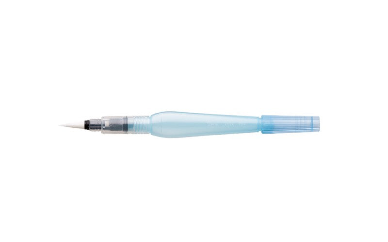 Pentel Wassertankpinsel – Blau, Kunststoff, Nylonspitze, Länge 155 mm, 1er-Pack, befüllbarer Wassertank