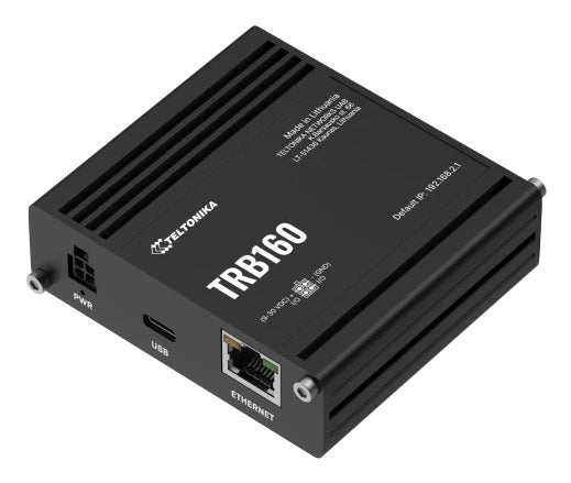 Teltonika TRB160 – VPN-Router – LTE Cat 6, 300 Mbit/s, 1×GbE, USB-C