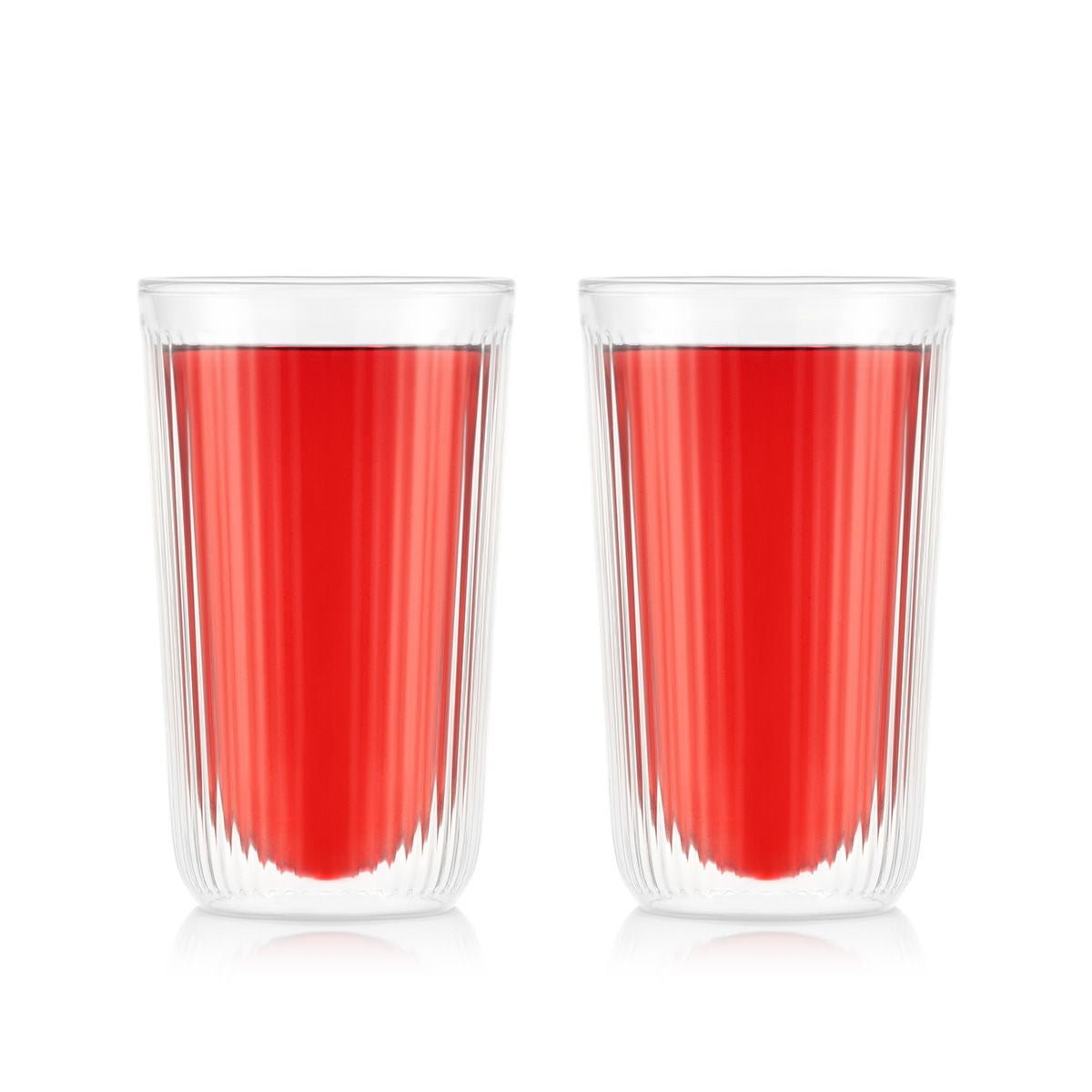Bodum Douro Doppelwandglas – 2er Set, 350 ml, Ø 8,6 cm, H 14,2 cm, Borosilikatglas, doppelwandig
