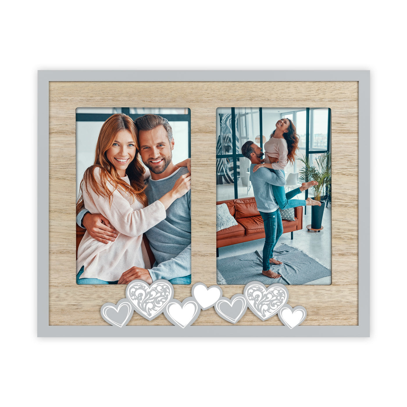 ZEP EIBERT Bilderrahmen Lola, MDF, braun, 26 × 21 cm, mit Aufsteller