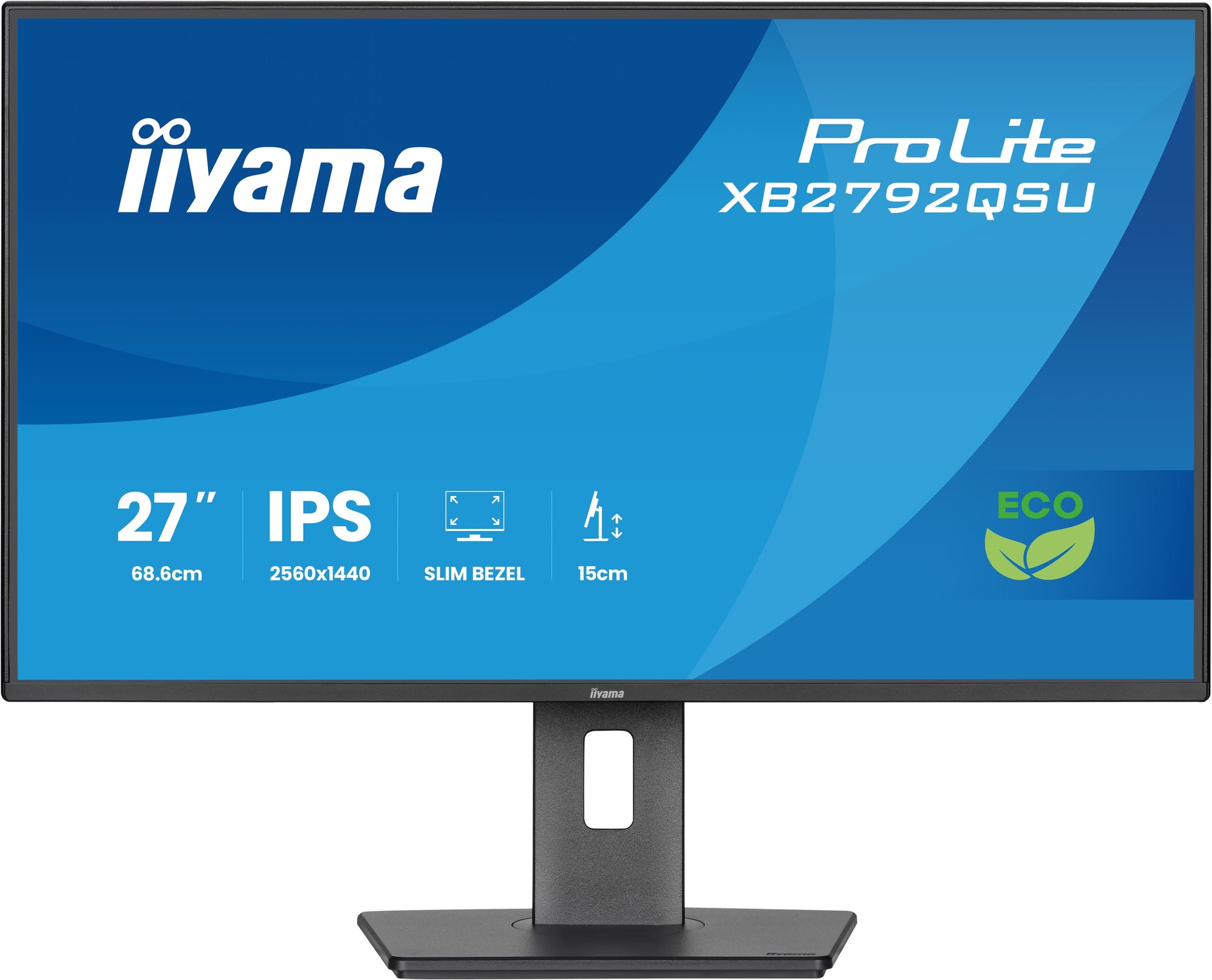 iiyama XB2792QSU-B1 – Monitor, 24", IPS, 120 Hz, EyeSafe, EyeComfort